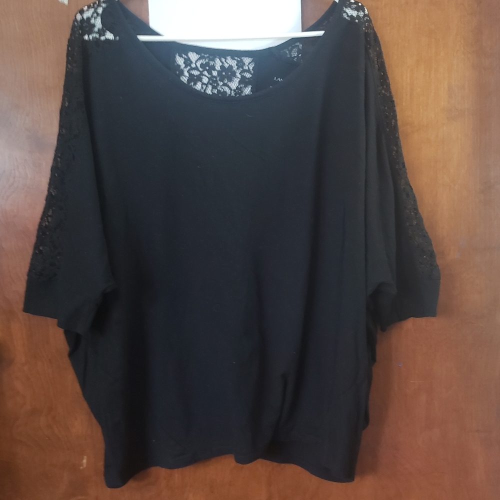 Lane Bryant top with lace